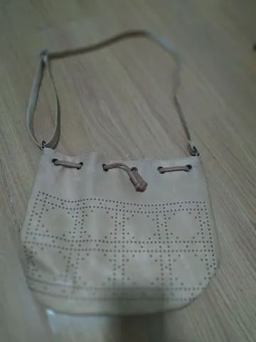 Bolsa couro bege - Foto 4
