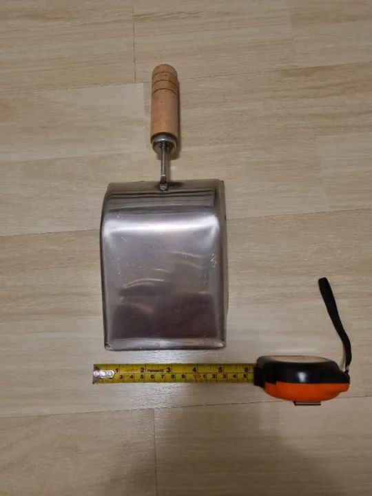 Pá Aço Inox para cinzas churrasqueira  - Foto 3