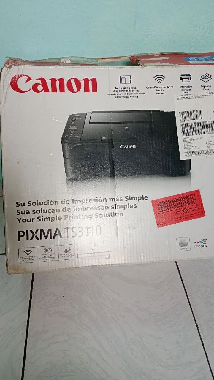 Impressora Multifuncional Canon PIXMA TS3110 WIFI  - Foto 3