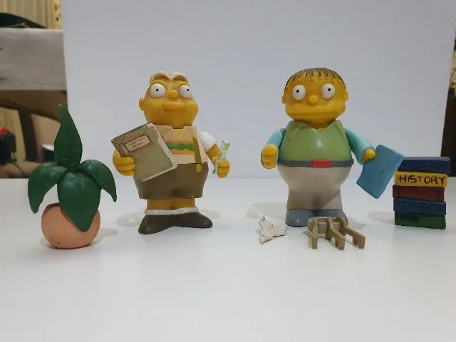 Lote playmates simpsons originais com 2 personagens Utter e Ralph - Foto 5