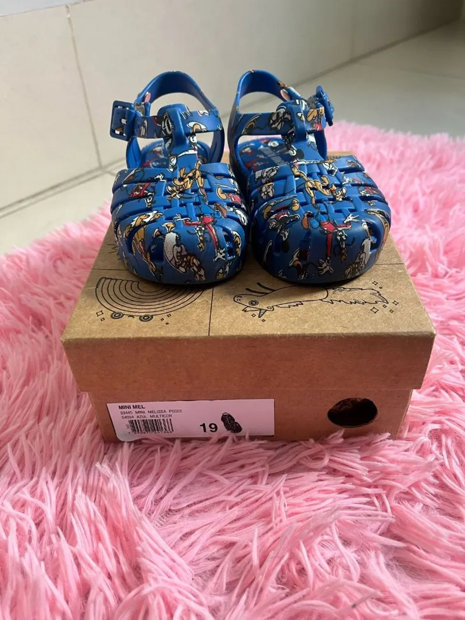 Sandália Melissa Mini Mel - Azul