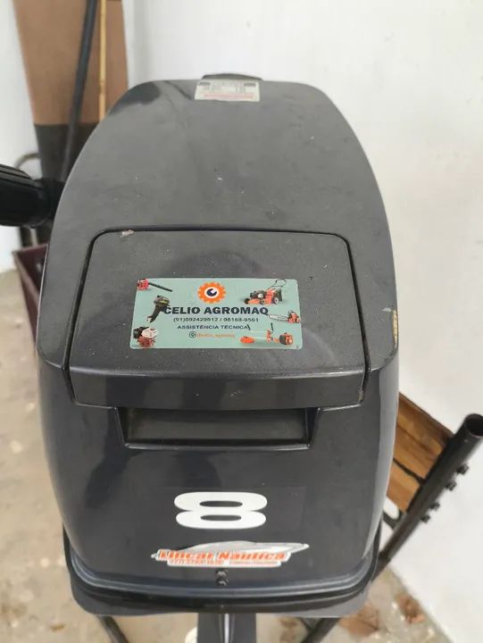 Conjunto Barco de alumínio 4.5mt + Motor Yamaha 8hpFiorio - Foto 6