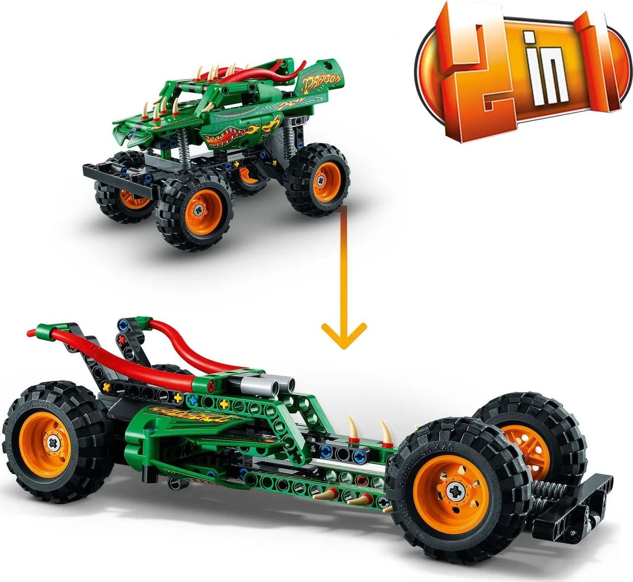 テツ LEGO® Technic™ - Monster Jam™ DIGatron™ Pull-Back | Fastshop
