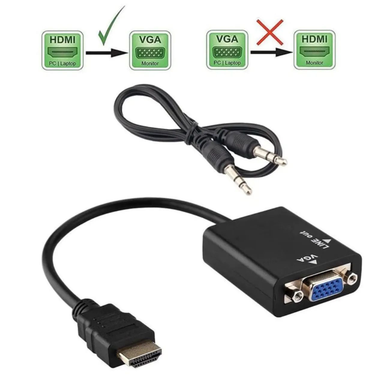 Converso HDMI para VGA  - Foto 2