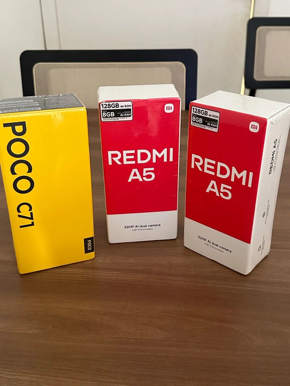 Poco C71  , note 60 , note 50  . Todos 128gb 
