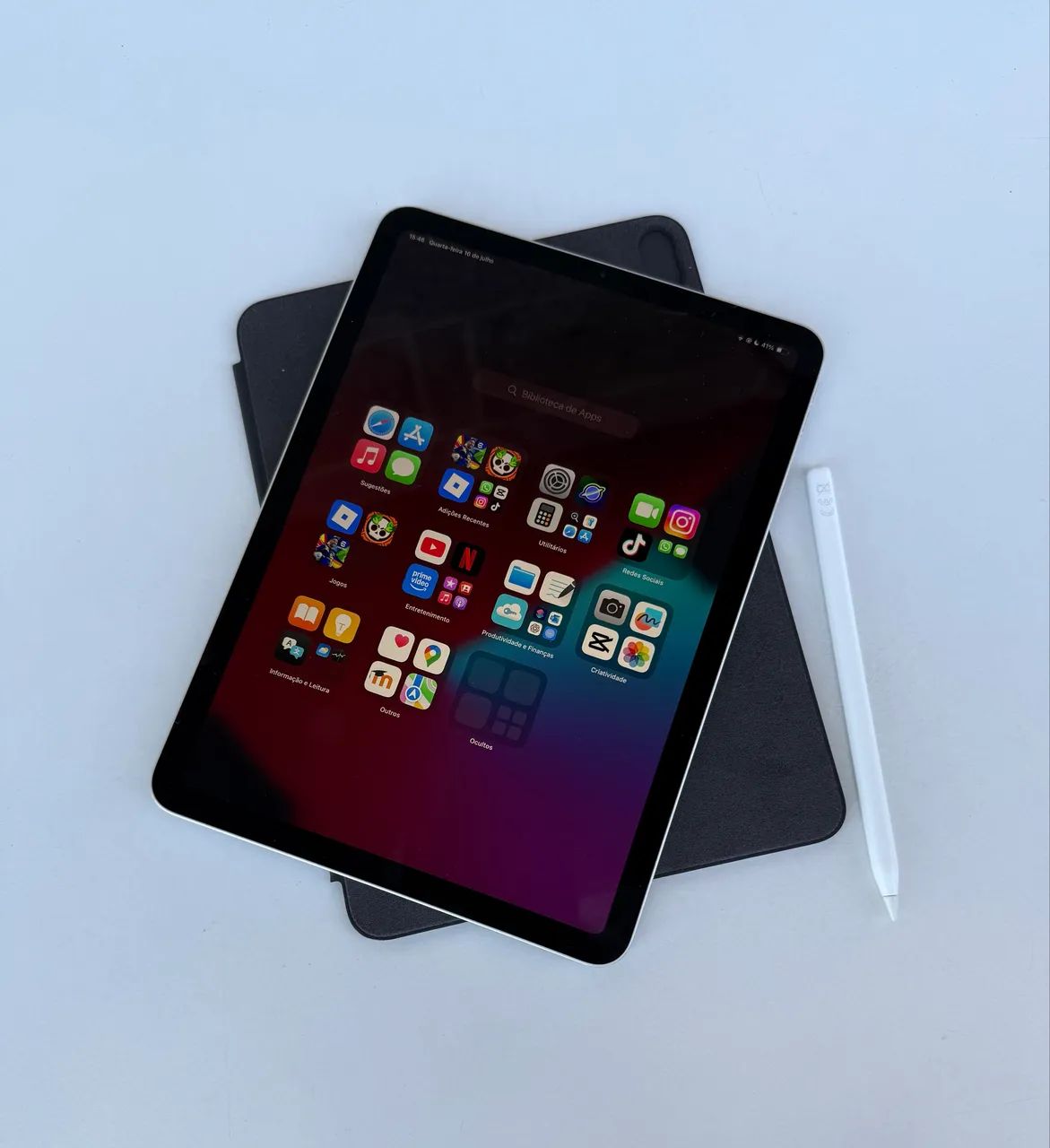 Apple iPad Air4 64GBブルー 99% Apple Pencil Ipad Air Apple 4 Geração 64GB Azul | Amazon.com.br