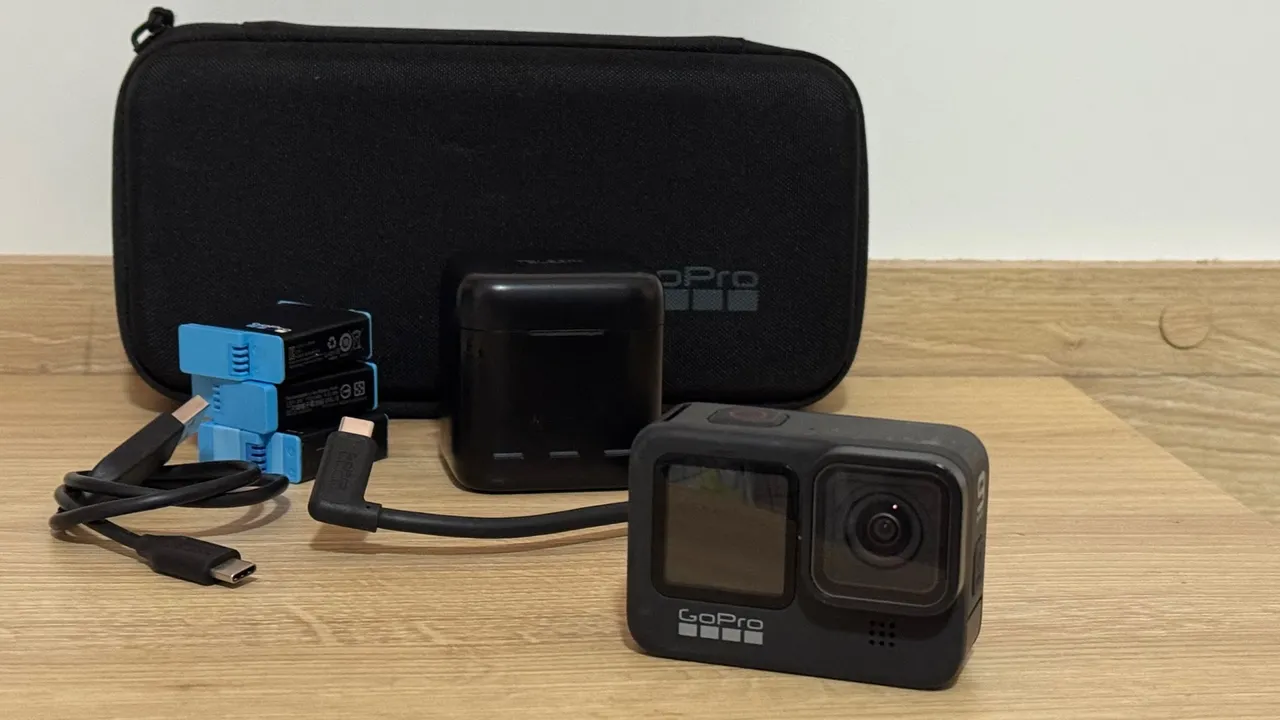 GoPro Hero com acessórios