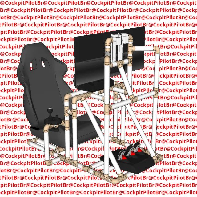 Cockpit Simulador F1 Pvc Pvc Pipe Pvc F1 Cockpit Plans Zootopo