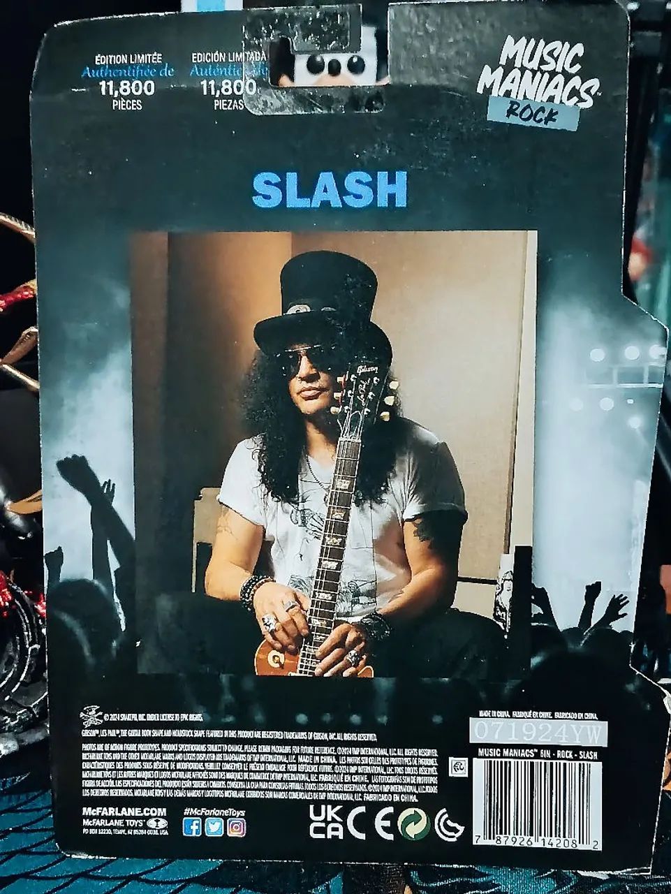 Boneco Slash Guns N' Roses McFarlane Toys - Brinquedos e