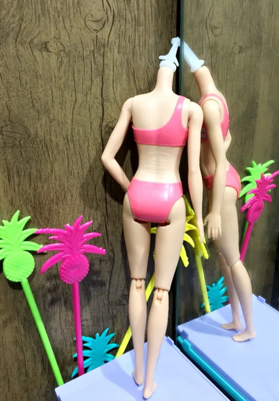 Corpo Barbie Pernas Articuladas Pivotal Mattel - Foto 2