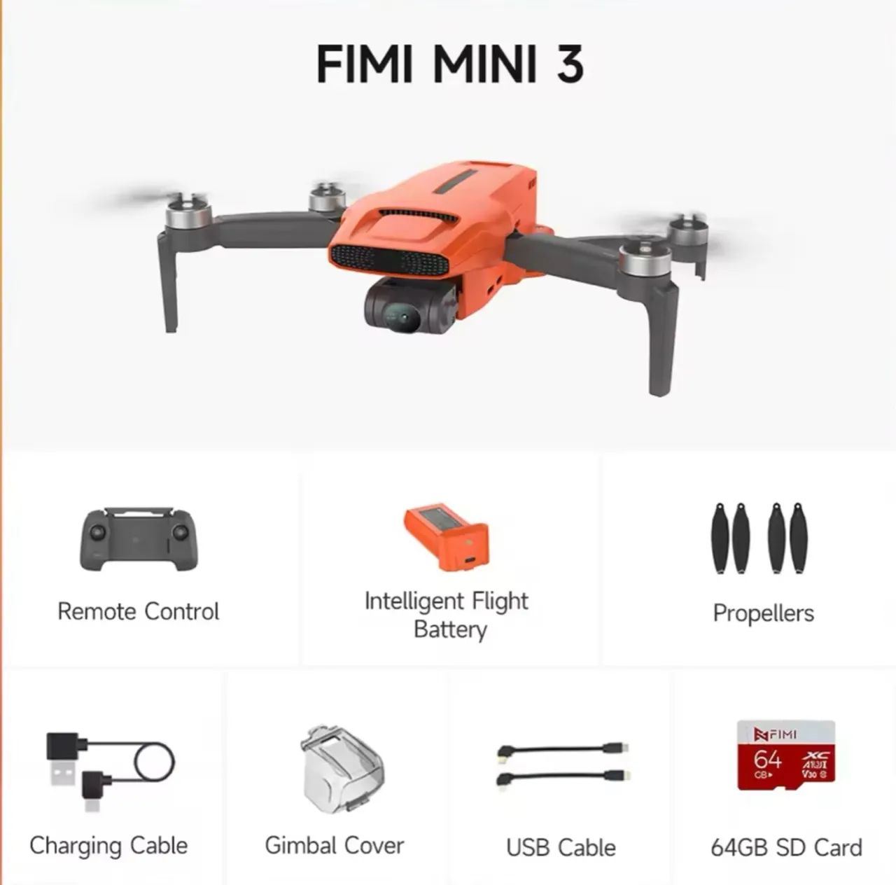 Drone FIMI MINI 3 - Novo