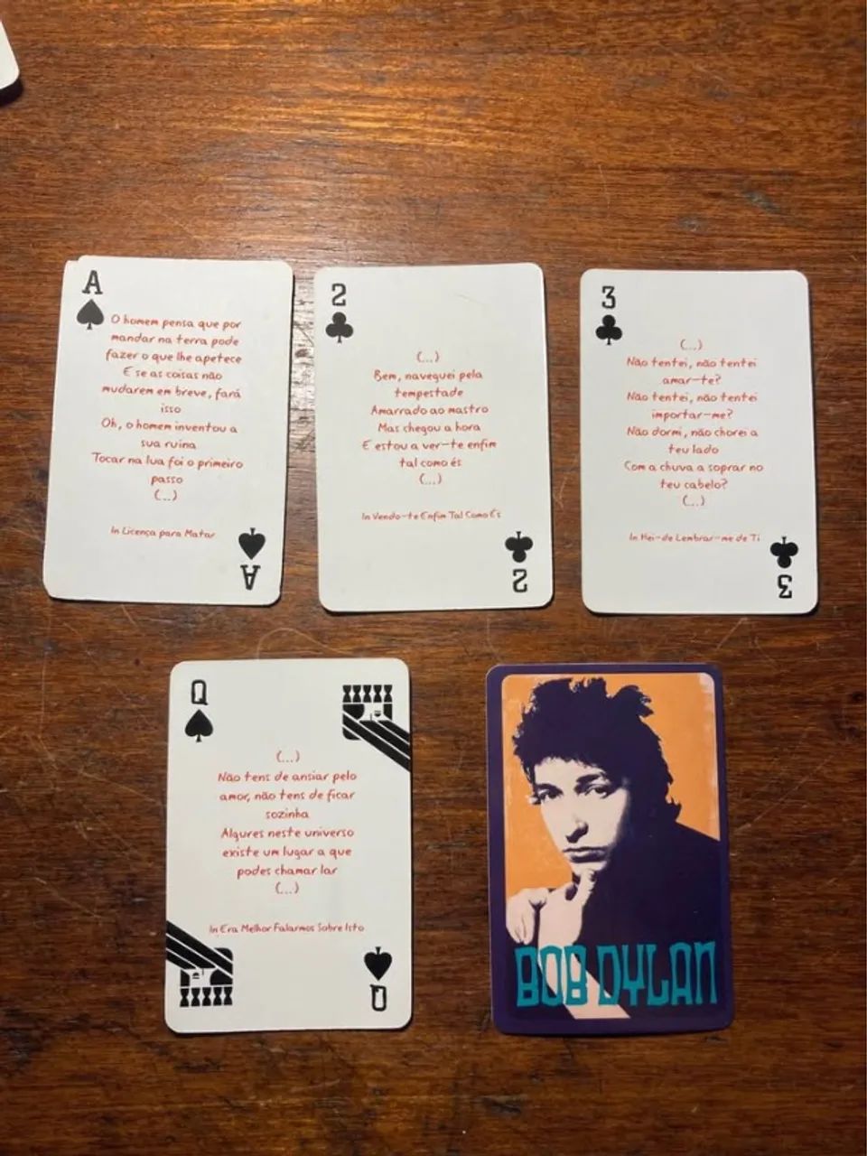 Um Baralho de Cartas Colecionável do Bob Dylan - Foto 5