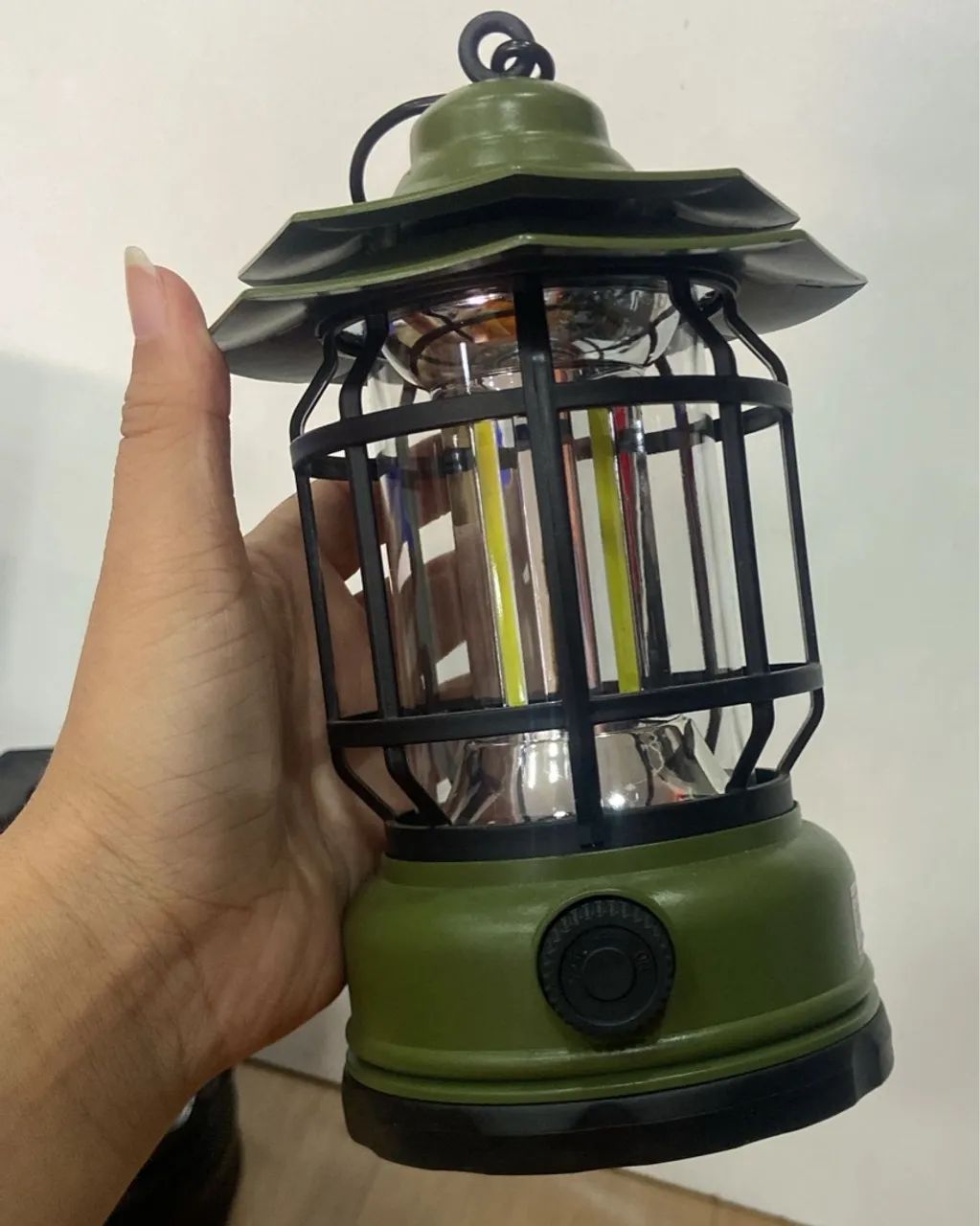 Lanterna Retrô LED para Camping e Decoração - Foto 3