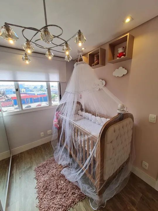 Berço Cama Luis XVII Capitonê -Tulipa Baby