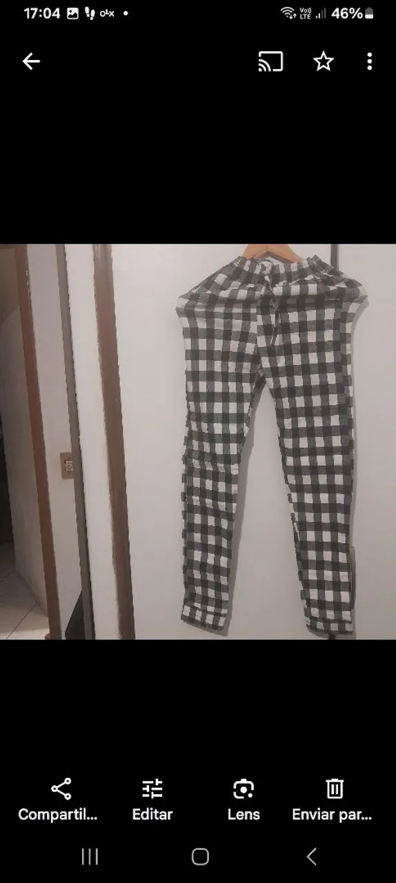Calça de Xadrez