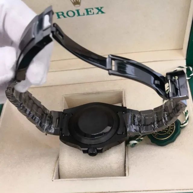 Relógio ROLEX AUTOMÁTICO SUBMARINER ALL BLACK - Foto 3