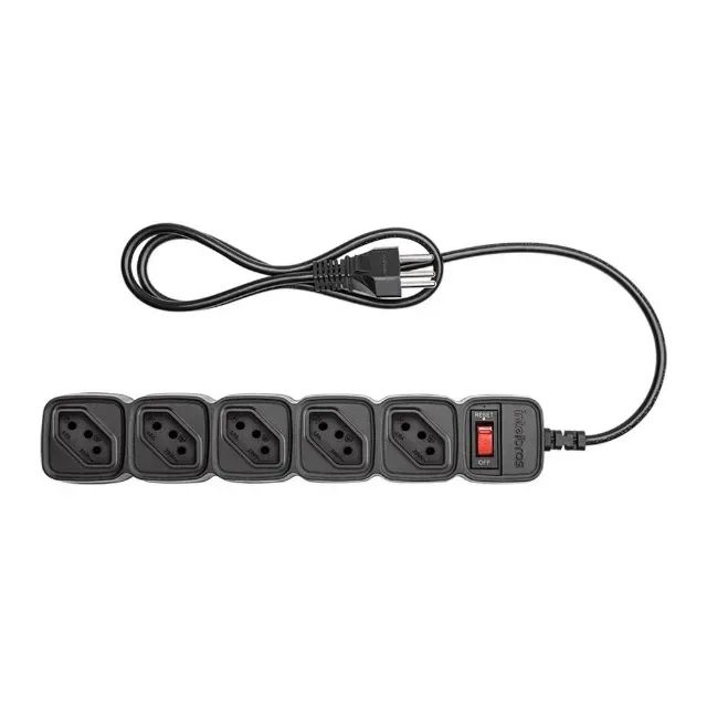 Protetor Eletrônico Intelbras EPE 205 PT, com 5 Tomadas, Bivolt - Foto 2