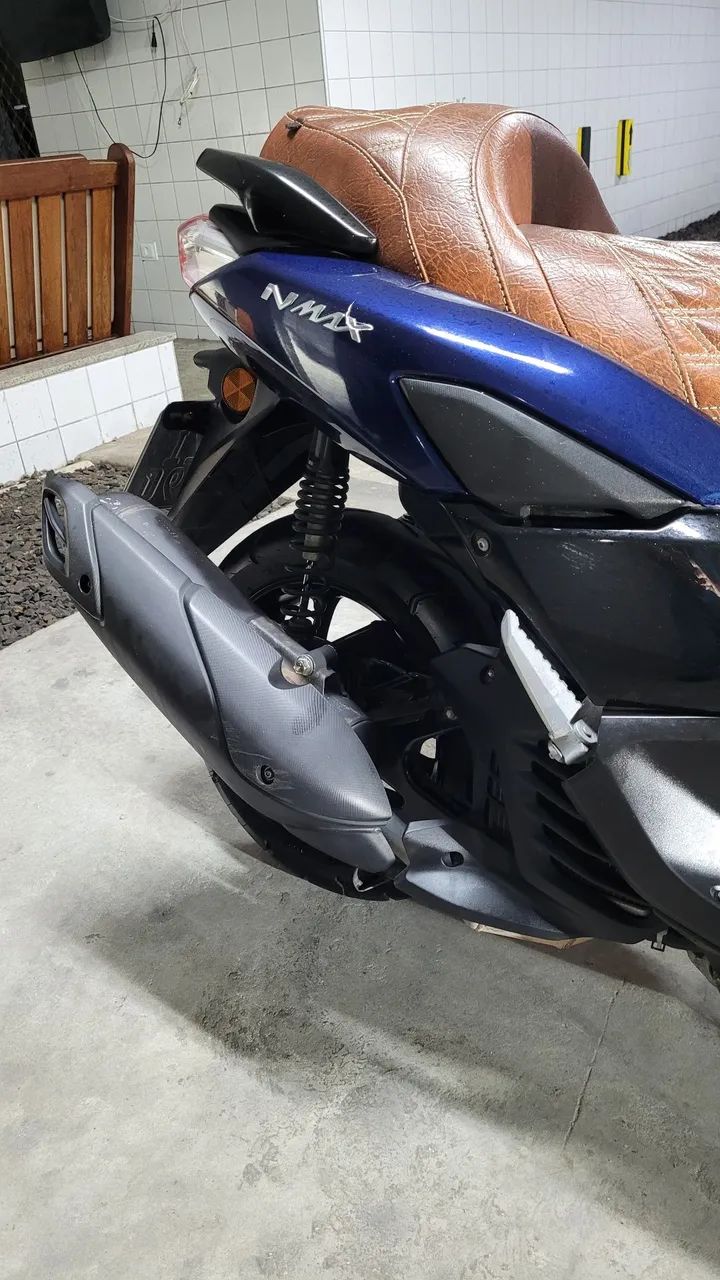 NMAX AZUL BANCO COURO GV SEMINOVA 3750 KM ÚNICA NO MERCADO  - Foto 8