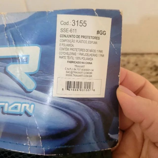 Kit de Proteção Traxart  Tamanho GG