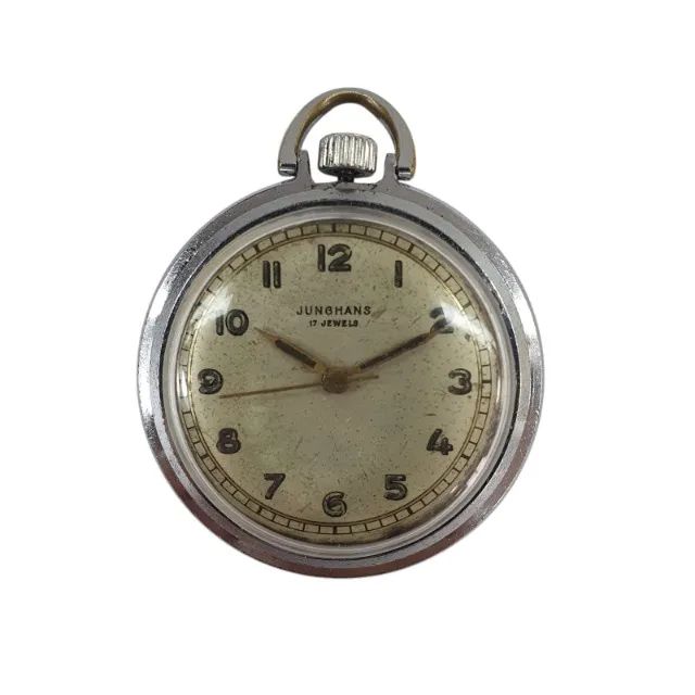 Relógio de Bolso a Corda Junghans Alemão Vintage 