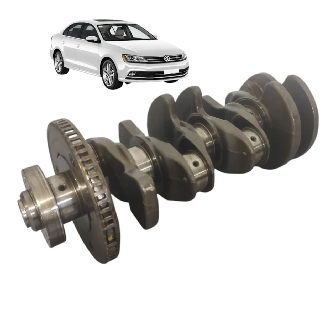 Eixo Virabrequim Jetta Golf Fusca Tiguan 2.0 16v Tsi 211cv.