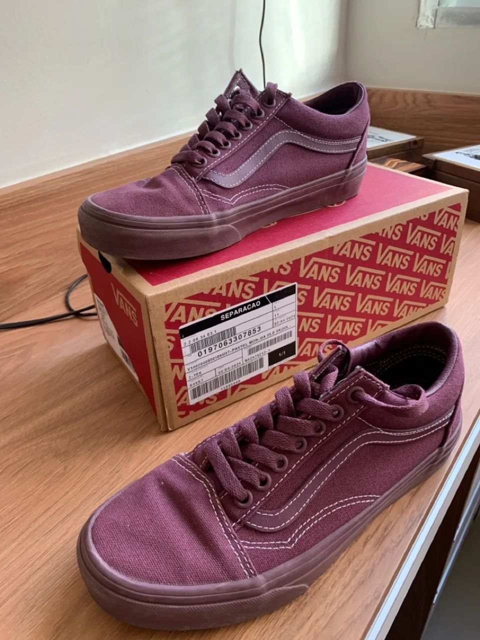 Tênis Vans Old Skool Roxo Pastel Calçados Icaraí, Niterói
