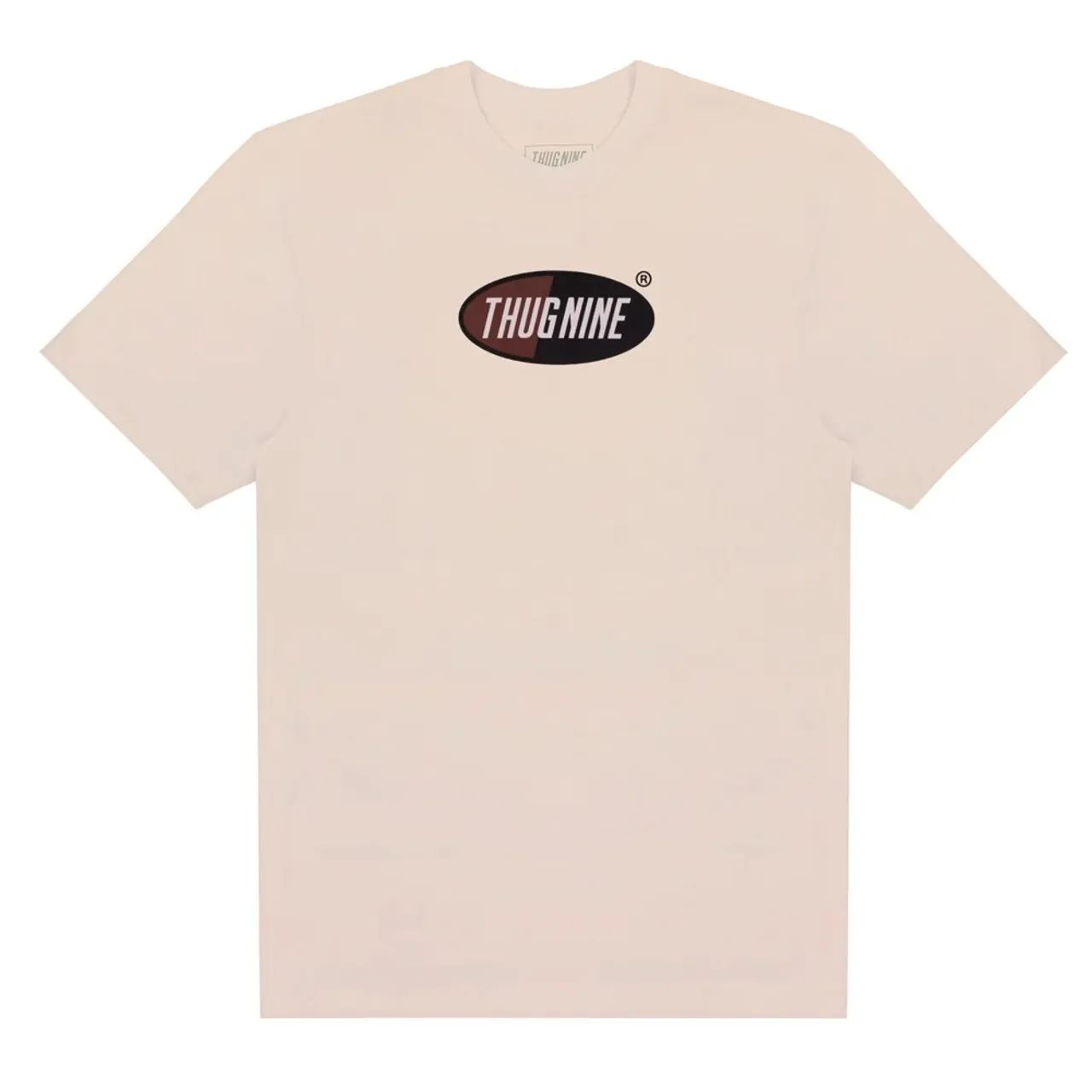 Camisa Thug Nine Merch Bege oversized - Foto 4