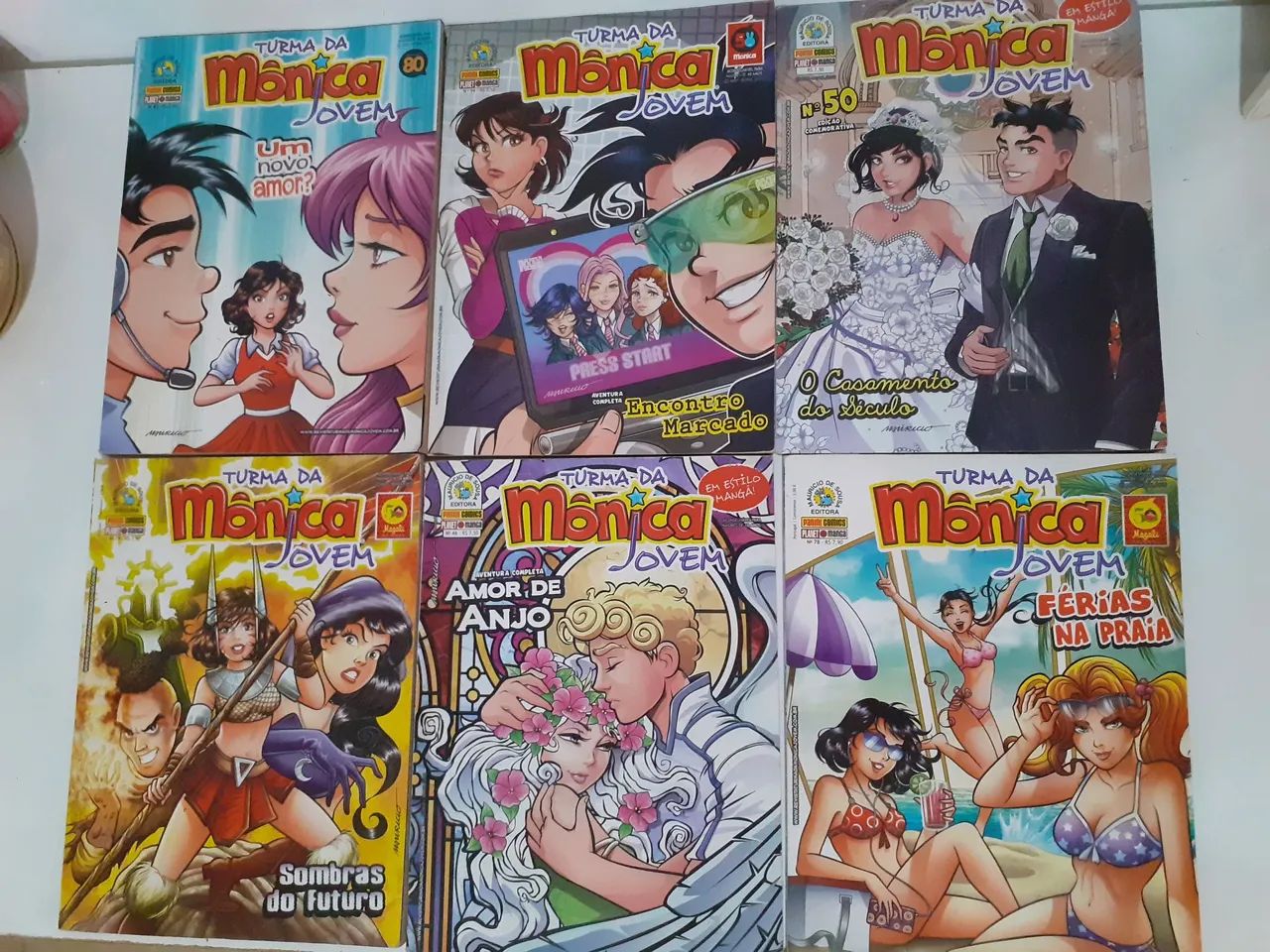 Turma da Mônica Jovem - 6 HQs em Ótimo Estado  Estado