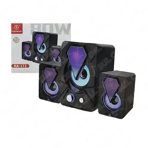 Caixa de Som Subwoofer USB 2.1 Com Bluetooth KA-171 - Kapbom