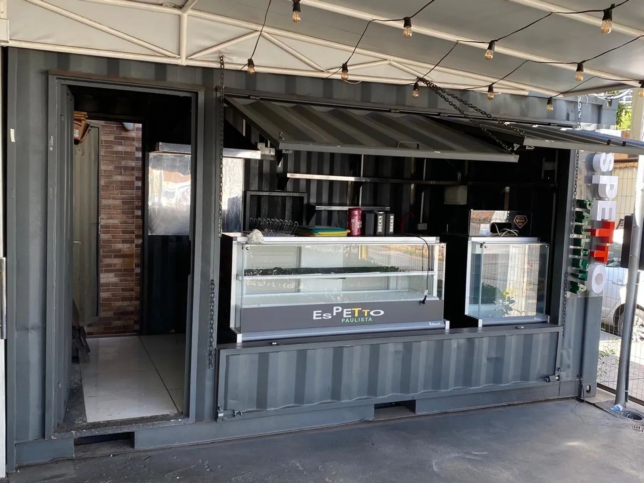 Container completo o para lanchonete ou similar