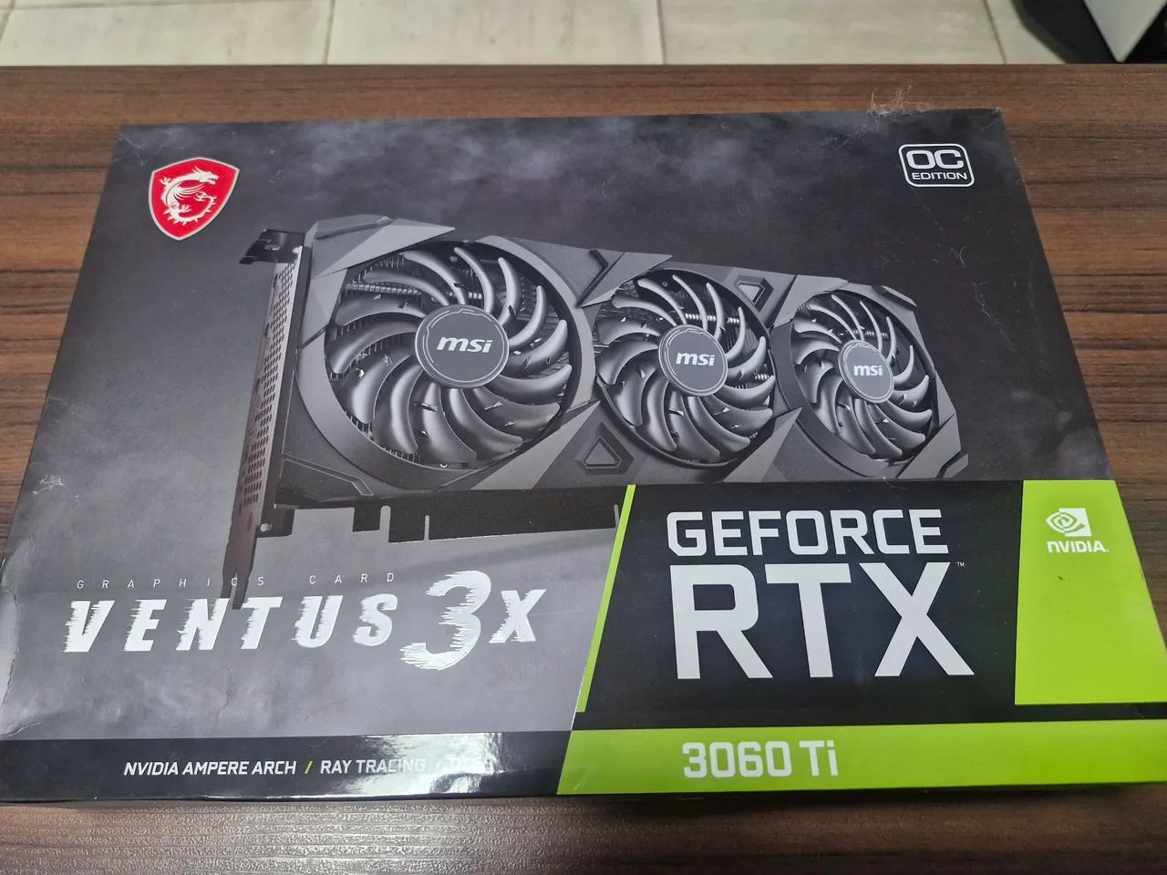 Placa vídeo RTX 3060 ti 8gb MSI 3 fans