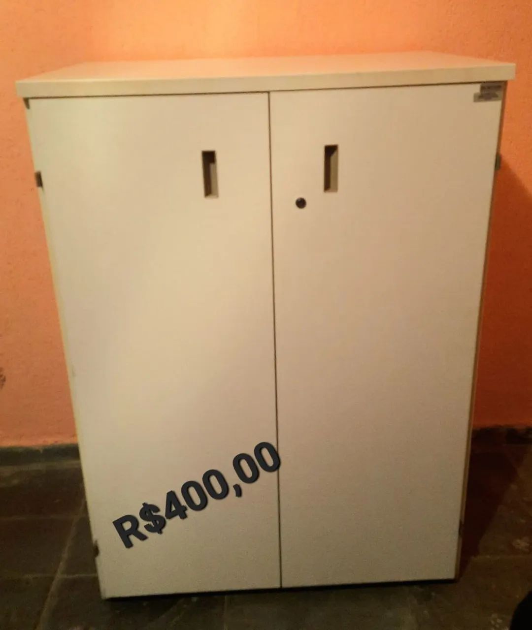 Armário Branco com Prateleiras - 0,80x1,10m - Foto 2