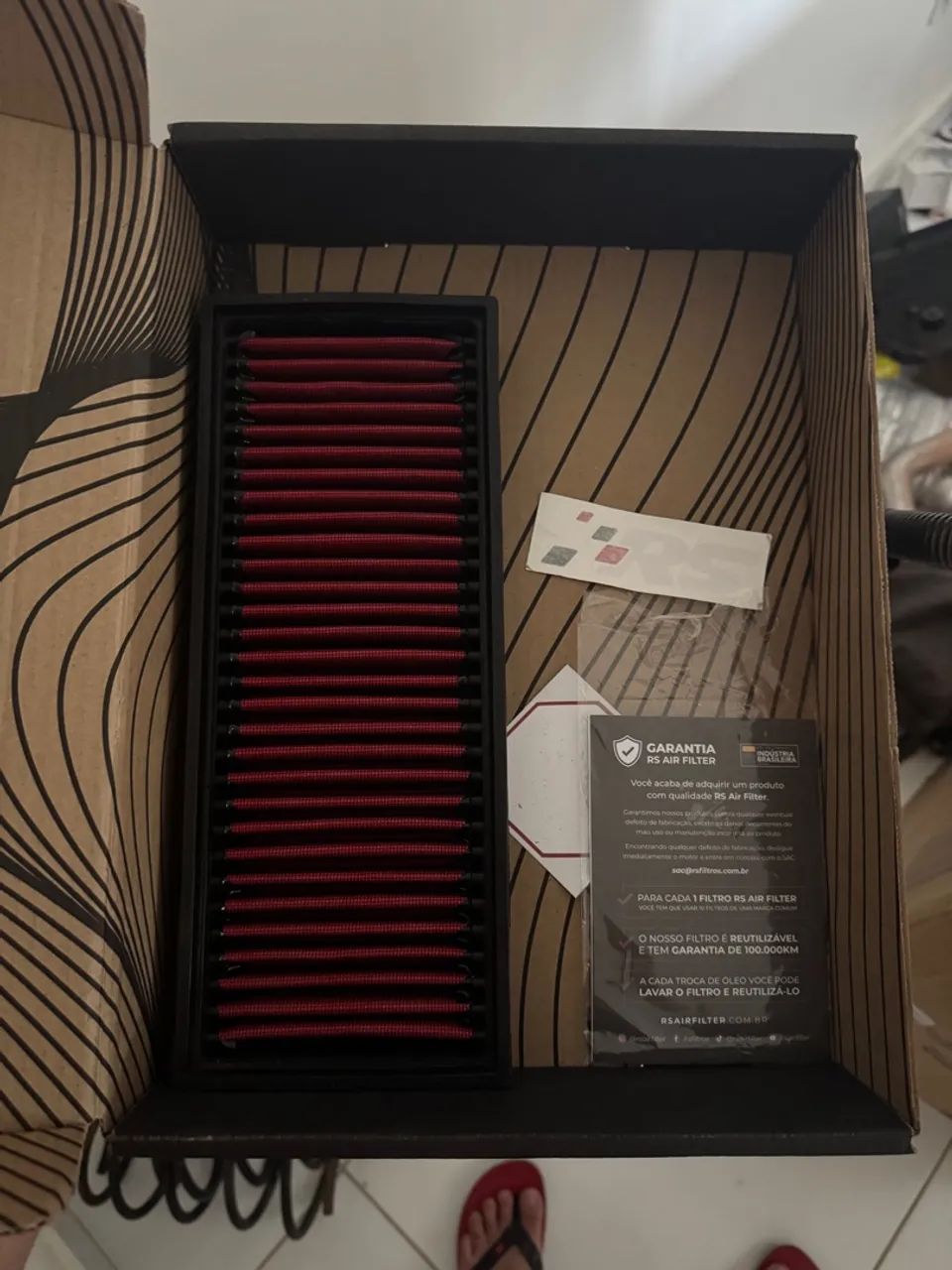 Filtro esportivo RS para 2.0 tsi