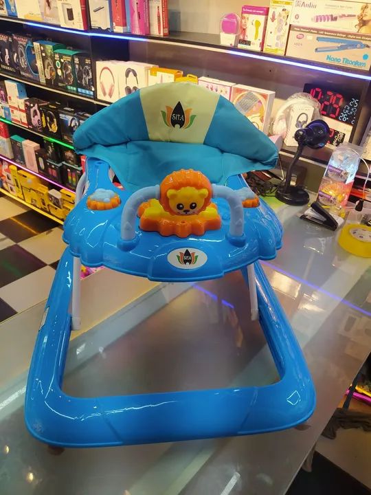 Andajá Infantil Andador bebê -  rosa e roxo - Foto 2