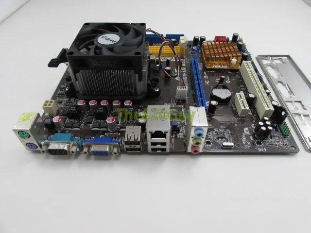 Placa mãe Asus M2N68-AM SE2 + Processador AMD semprom 140 processor+ cooler 