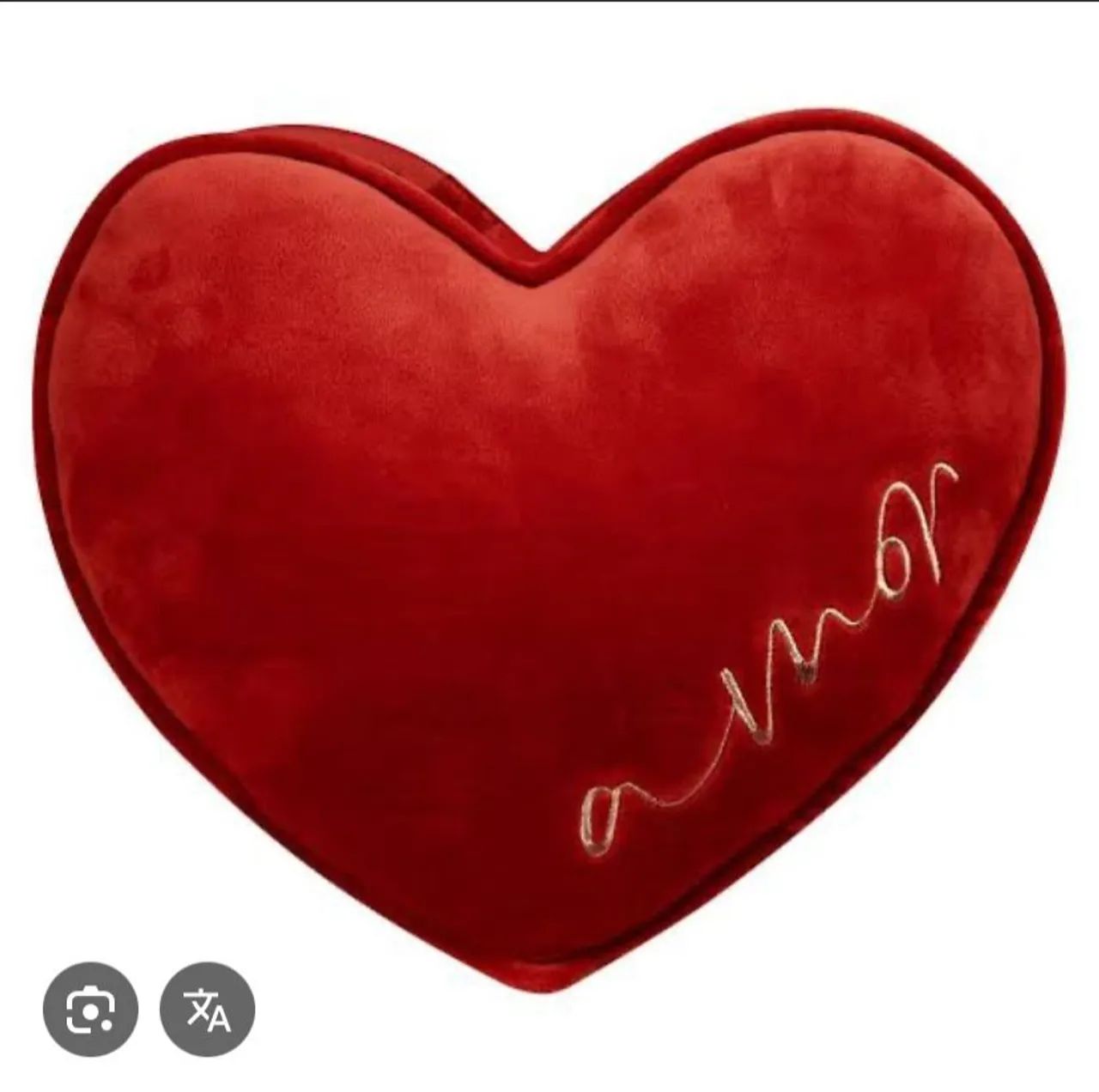 Almofada Coração Amor -  Romântica, Cacau show 