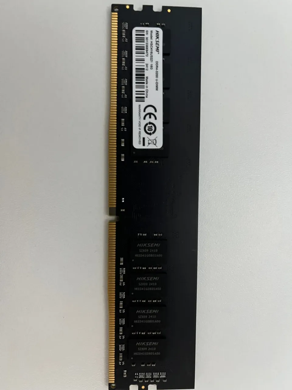 Memória RAM HIKSEMI DDR4 16GB 3200MHz