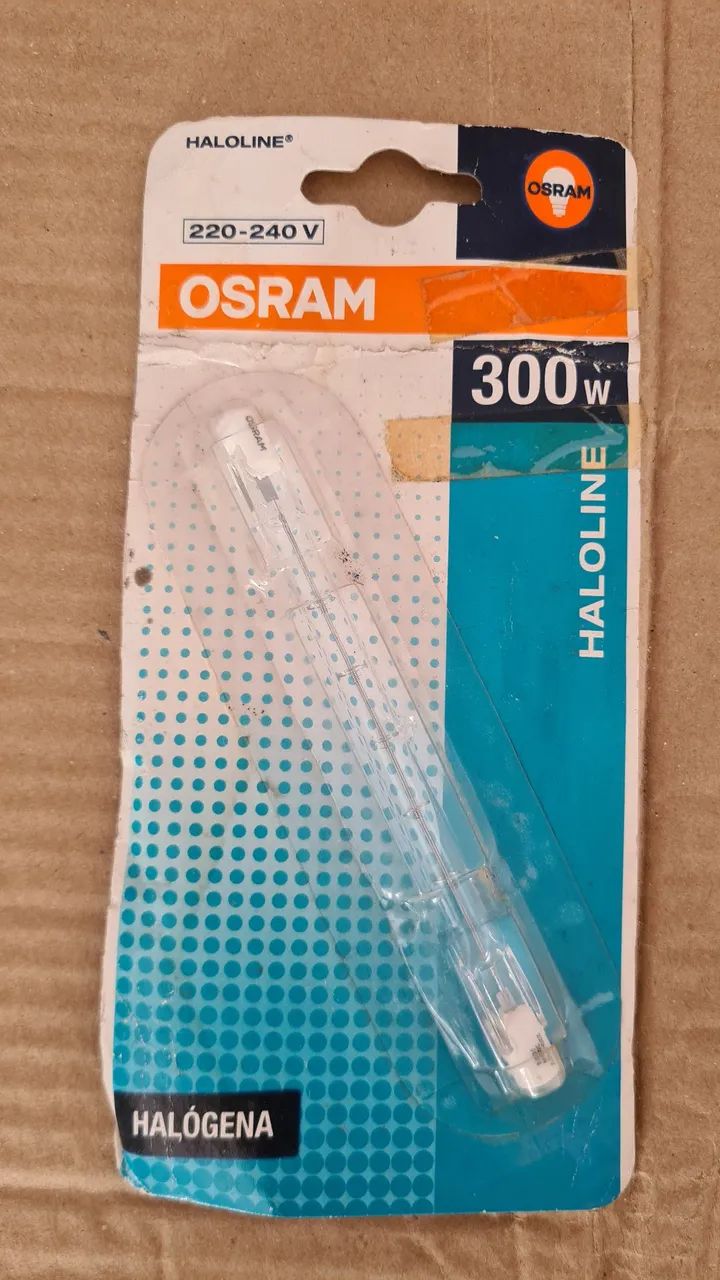 3 Lâmpadas Halógena Palito Osram 300W  - Foto 2