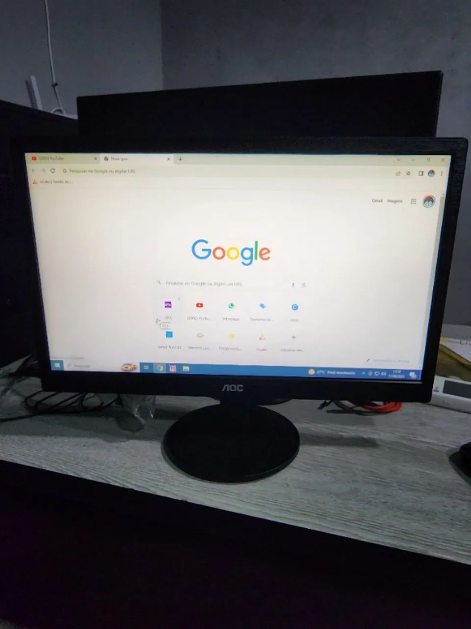 Monitor Aoc Led, 18.5 polegadas, Widescreen, Vga - E970swnl - Foto 2