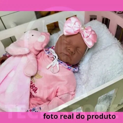 Boneca Reborn Realista com Acessórios - Foto 2