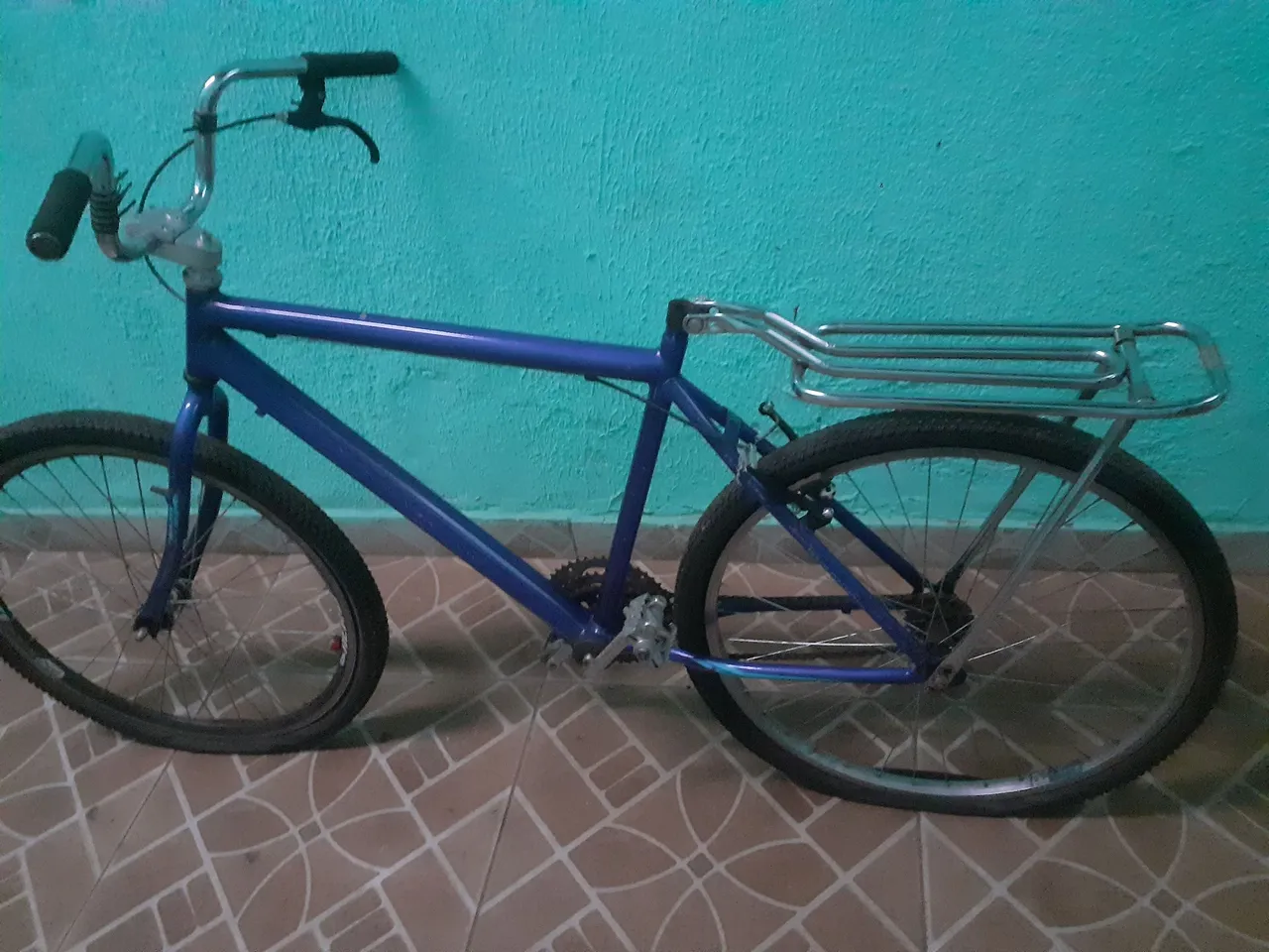 Bicicleta Aro 26 com bagageiro