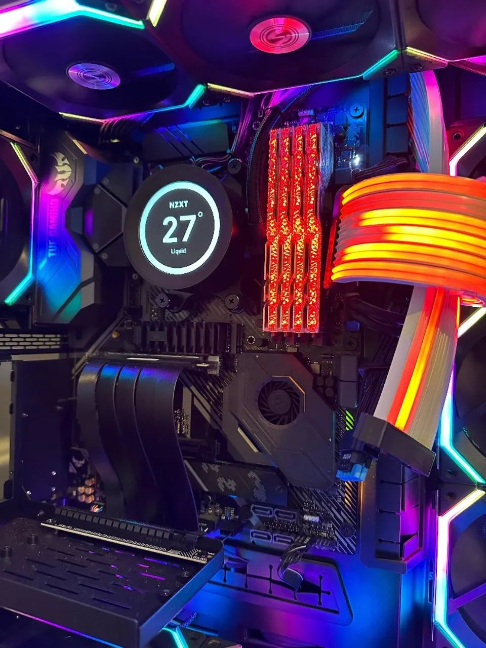 RYZEN 5800X3D + X570 TUF PLUS + 32 GB DDR4 3600MHZ ( KIT UPGRADE AM4 + TOP POSSÍVEL )