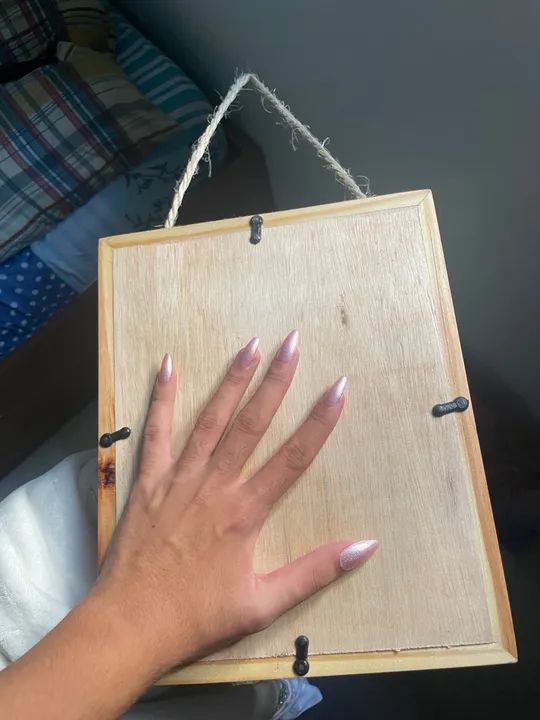 Quadro Decorativo em Madeira - Estilo Vintage - Foto 3