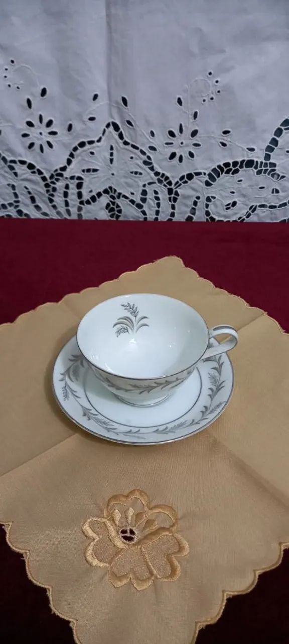 Antiga xícara porcelana noritake  - Foto 3