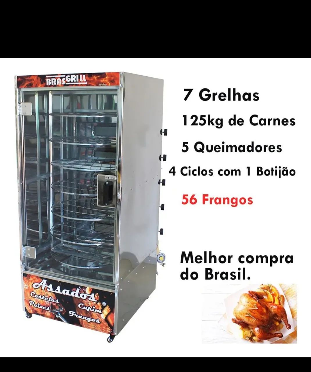 Máquina de assar carne 64309057837954120