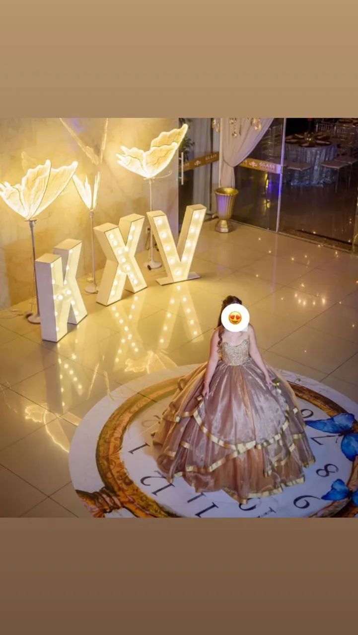 Vestido de Festa Dourado - Foto 3