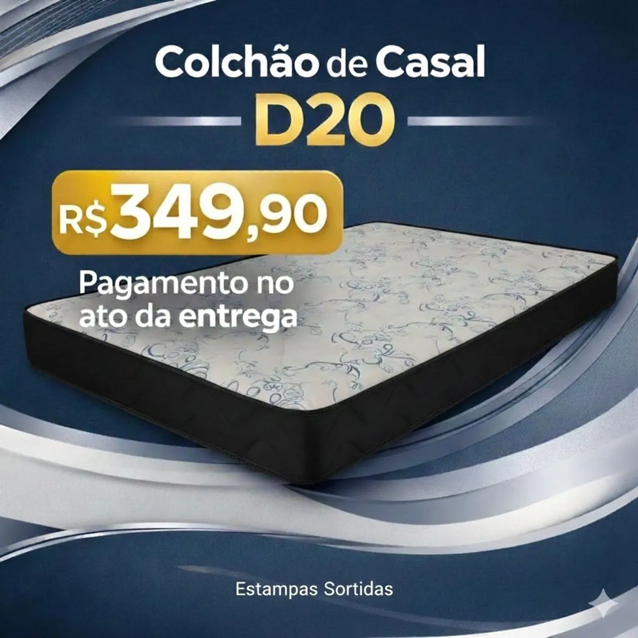 Colchão casal novo 