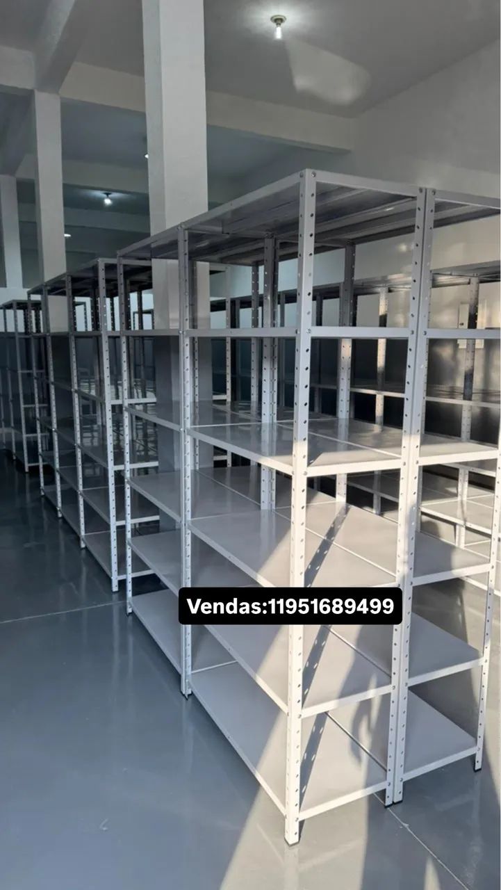 Prateleiras de aço estoque 
