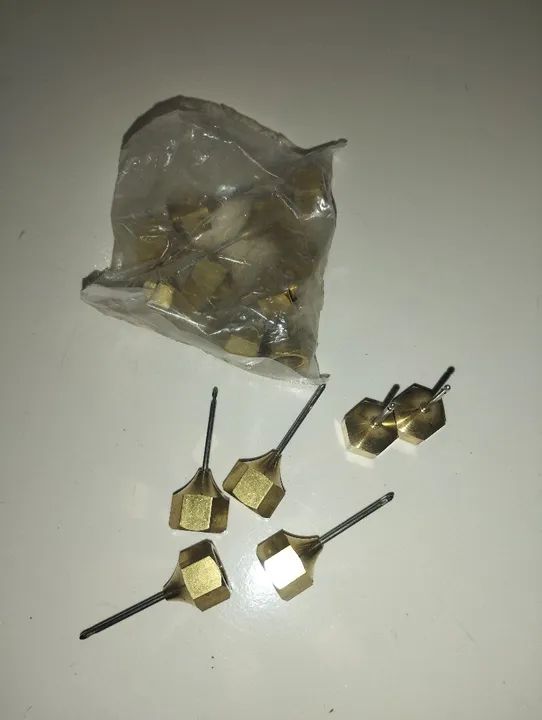 Agulha para manômetro em latão - Foto 3