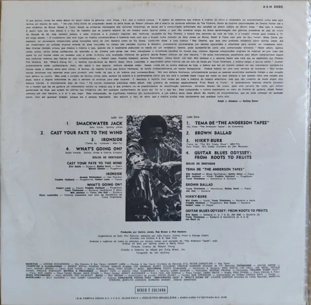 02 LPs de Quincy Jones - Smackwater Jack e Ndeda - Foto 4